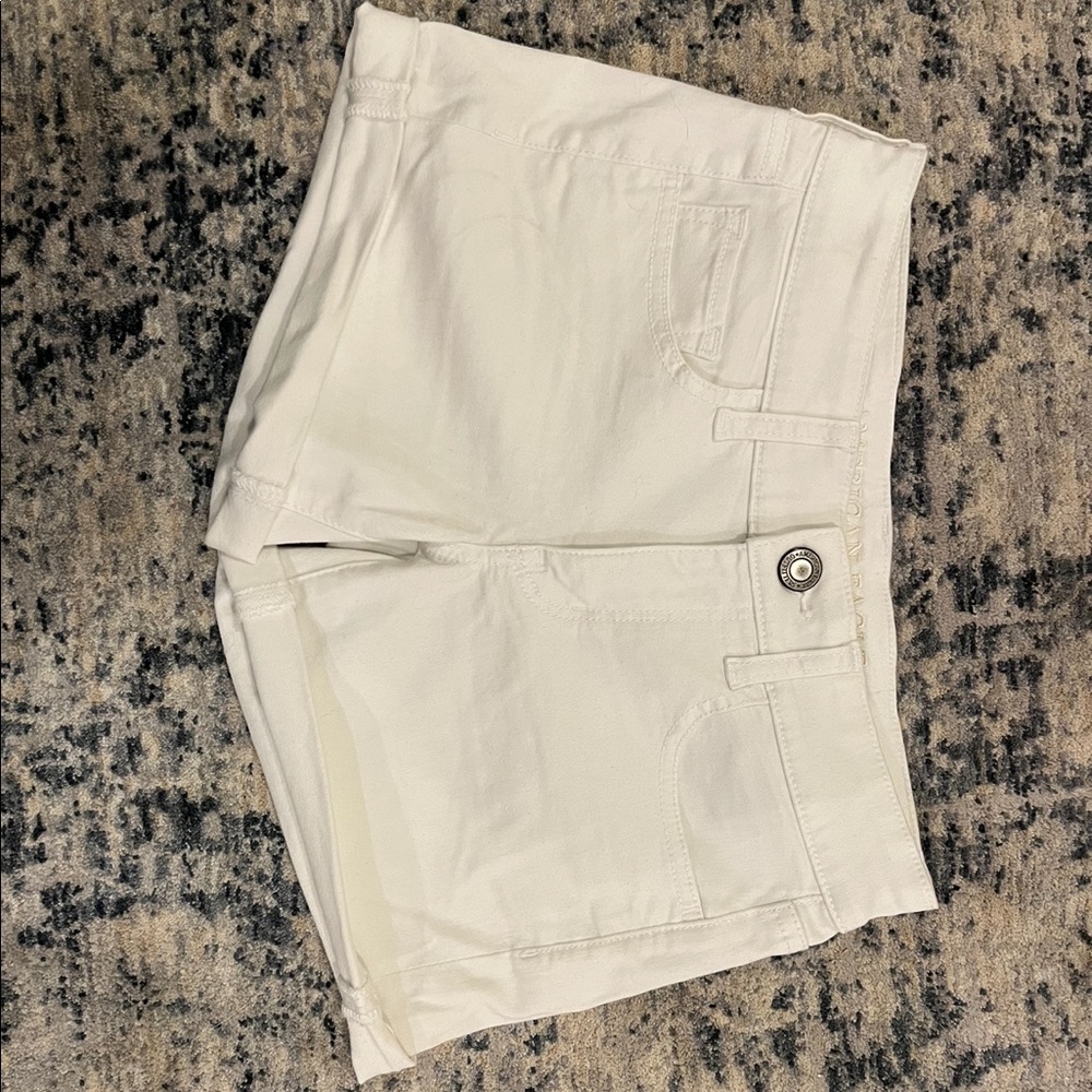 American Eagle Outfitters Super Stretch White Jean Shorts